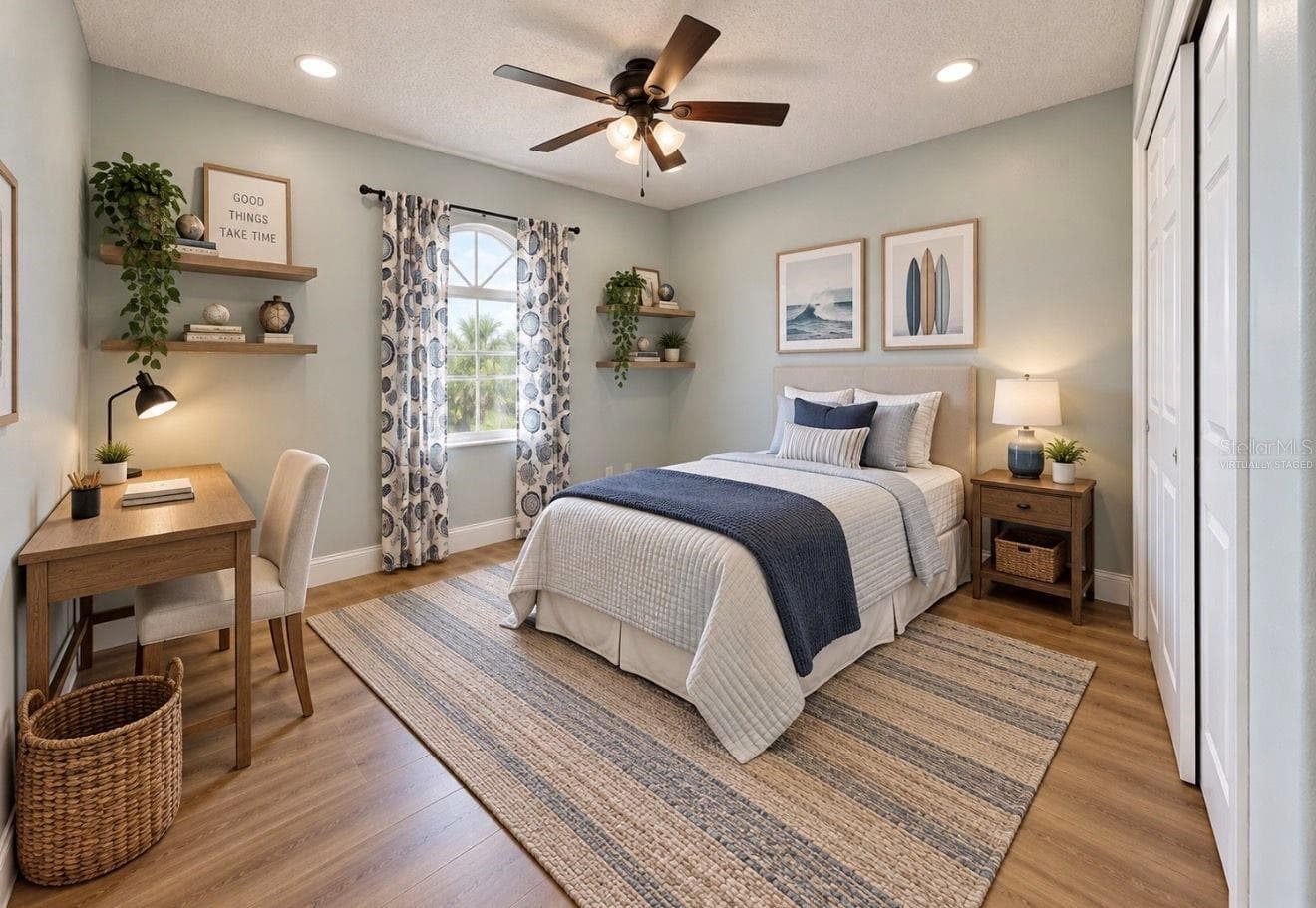 Virtually staged-3rd Bedroom - 4115 MURFIELD DR E, BRADENTON