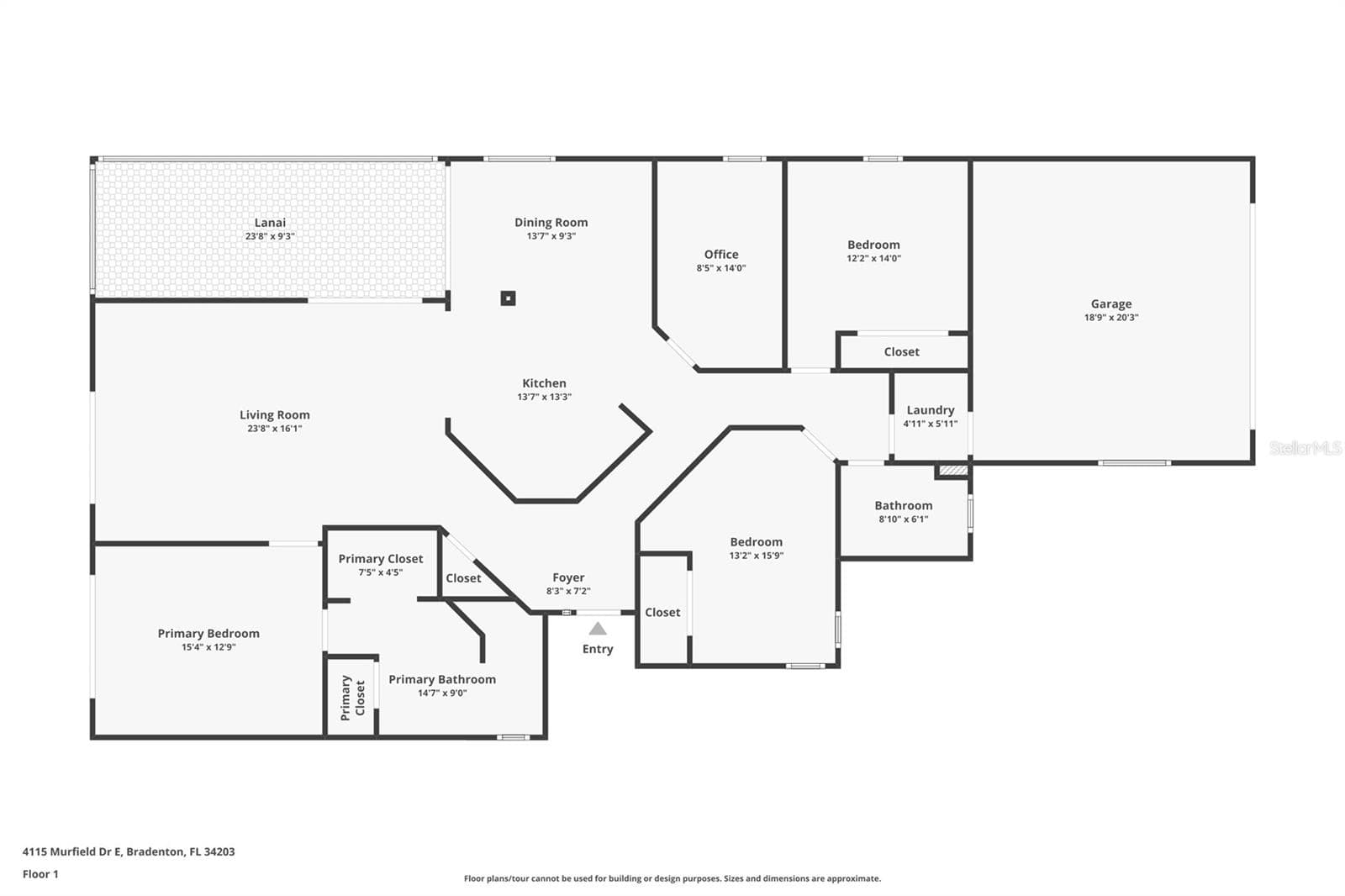 4115 Murfield Dr, Bradenton Floorplan - 4115 MURFIELD DR E, BRADENTON