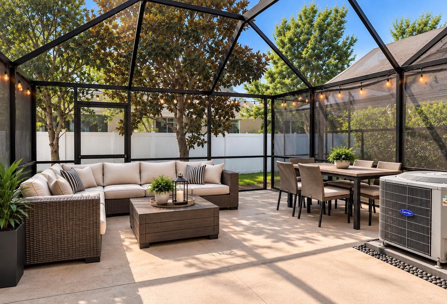 Screened porch - 9412 TRUMPET VINE LOOP, TRINITY