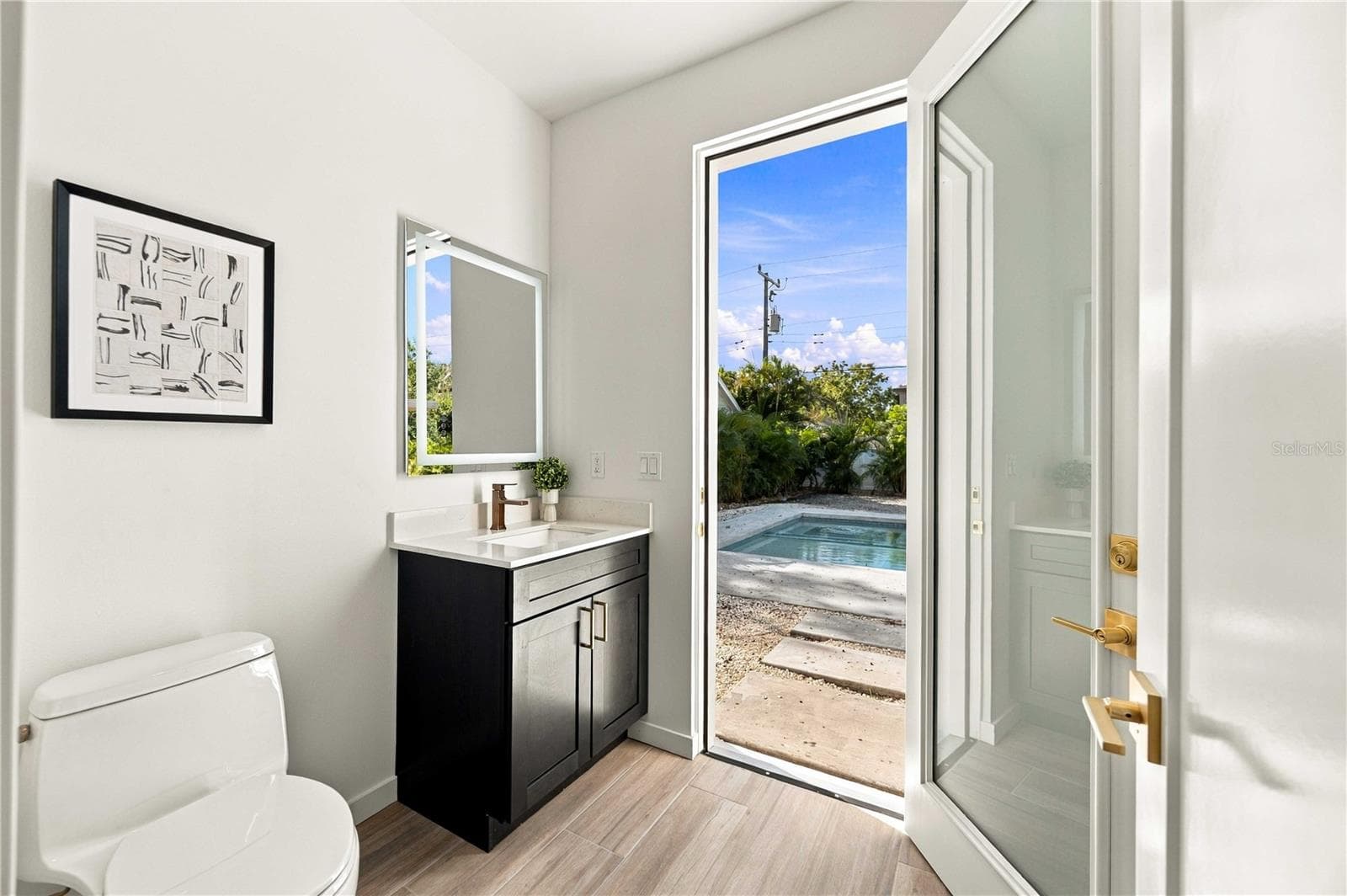 1st Floor guest bathroom & pool Bathroom (#6) - 2258 ARLINGTON ST, SARASOTA