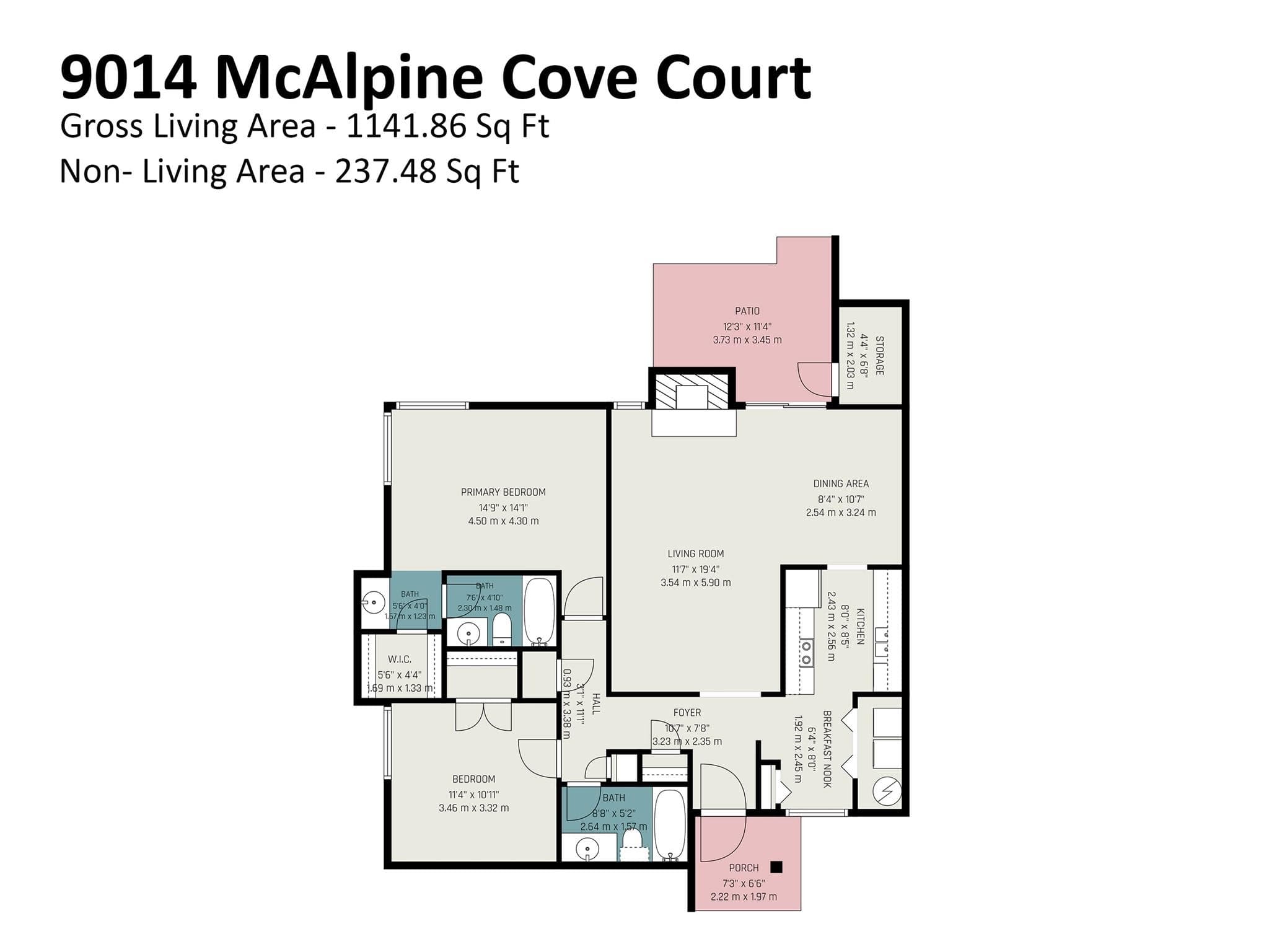 Townhouse at 9014 Mcalpine Cove Court, Charlotte, photo 22 of 22