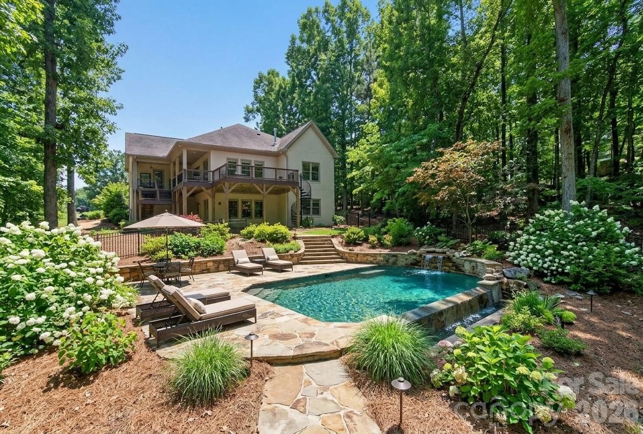 AI Generated Pool Design for backyard - Belmont