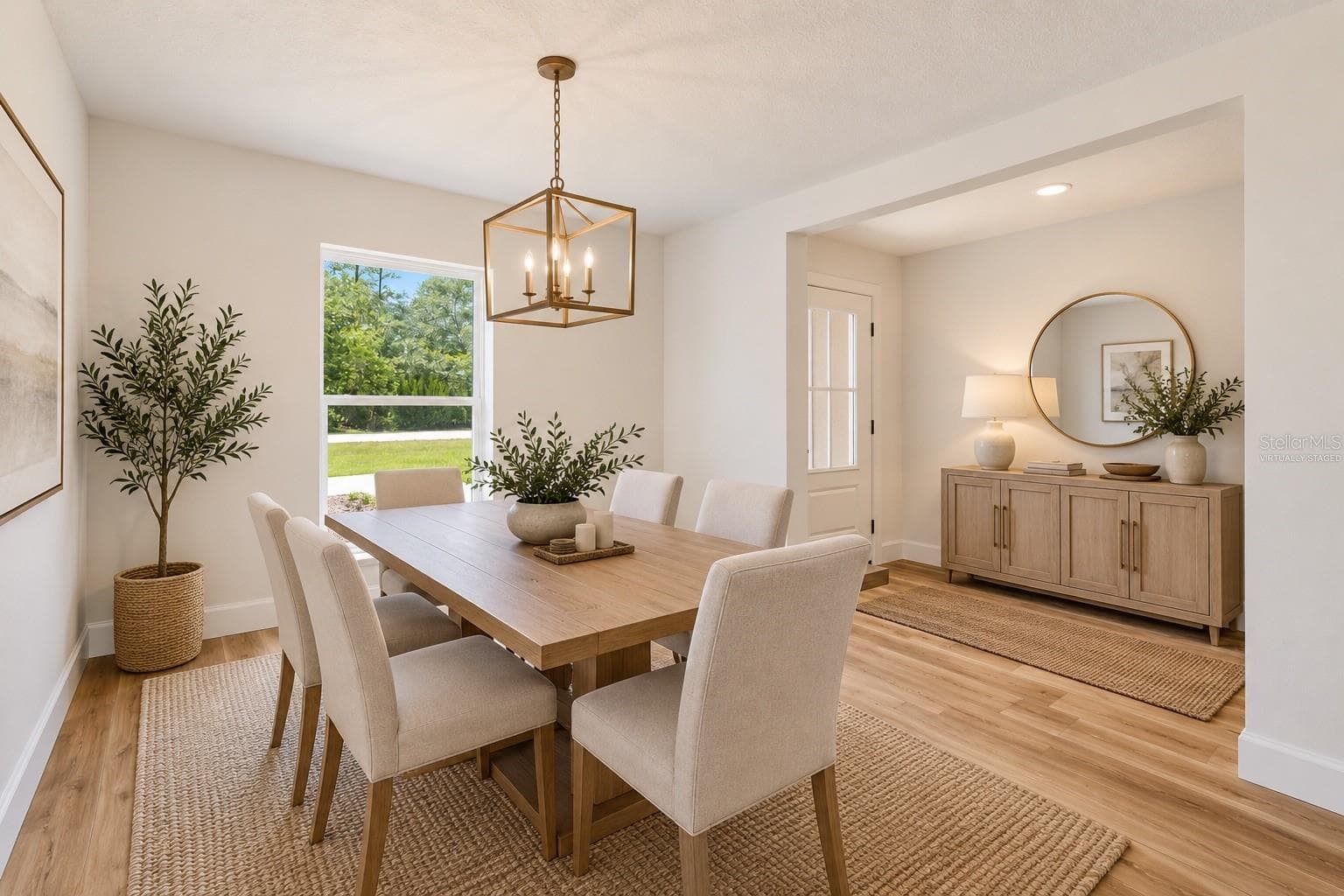Virtually StagedDining room - 14586 MOCKING WREN RD, WEEKI WACHEE