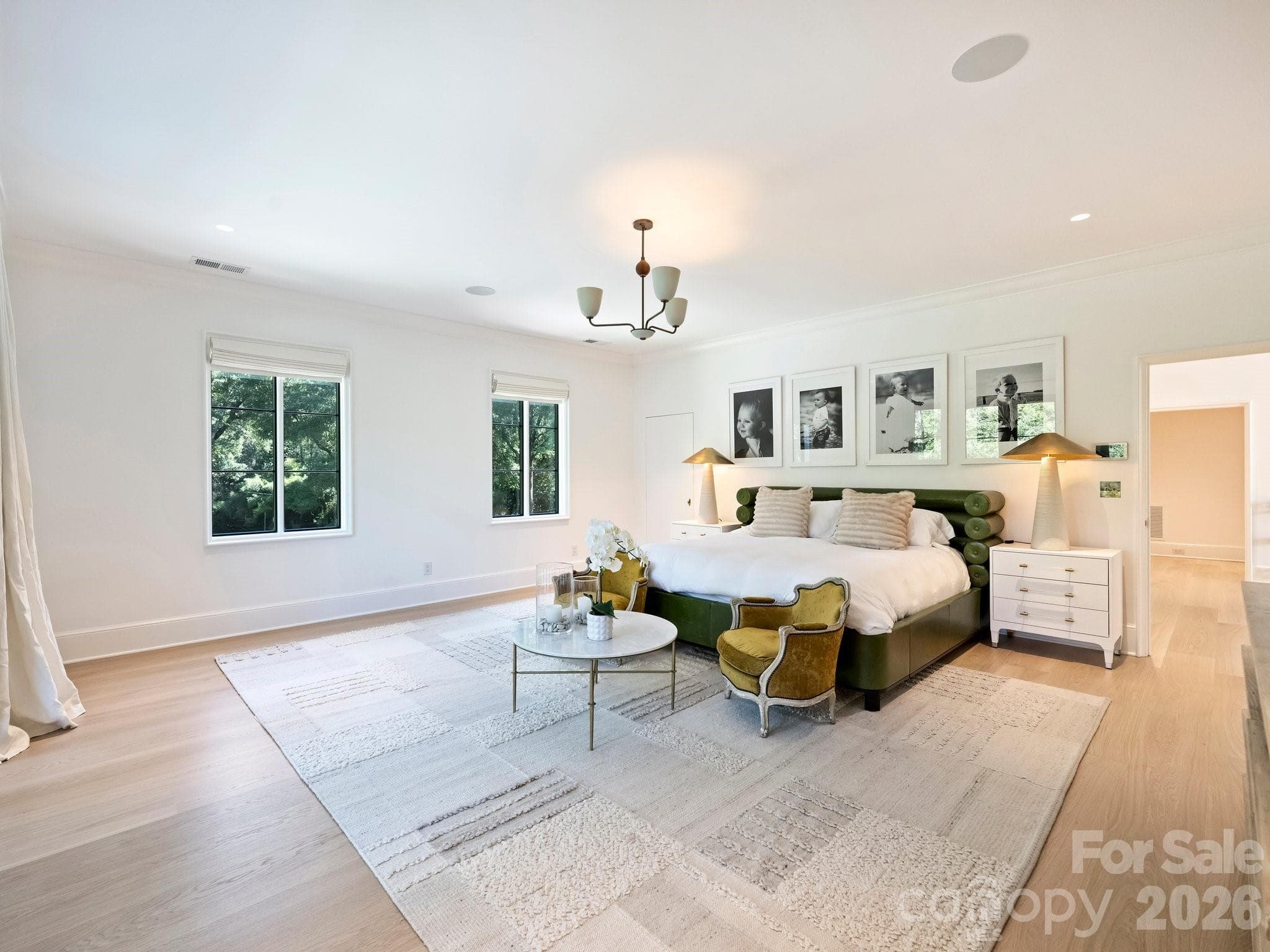 Guest Suite 2 or upper level 2nd primary suite with dual closets - 600 Hermitage Road, Charlotte