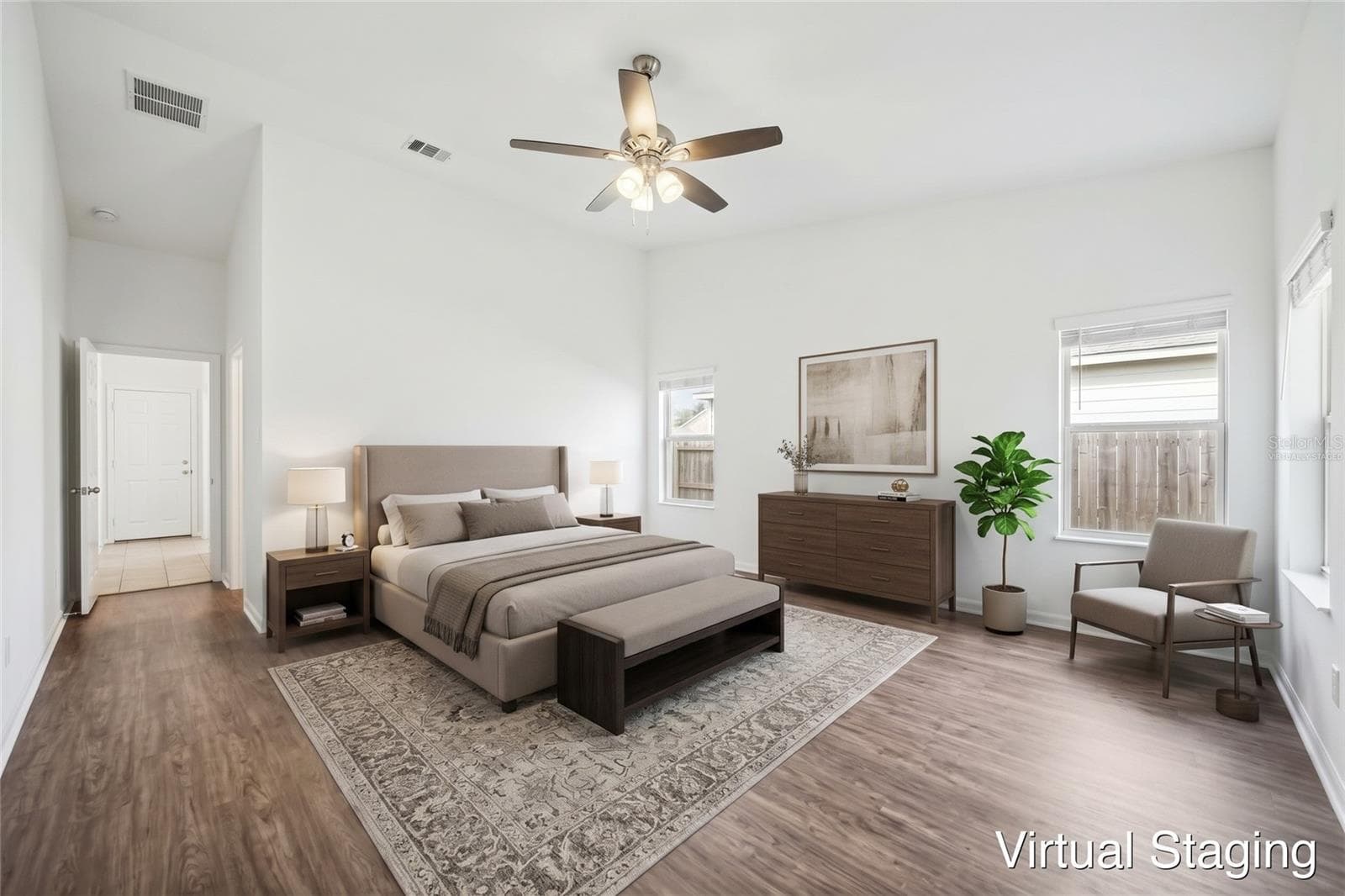 Virtually staged - 10423 LAKE HASSON CIR, CLERMONT