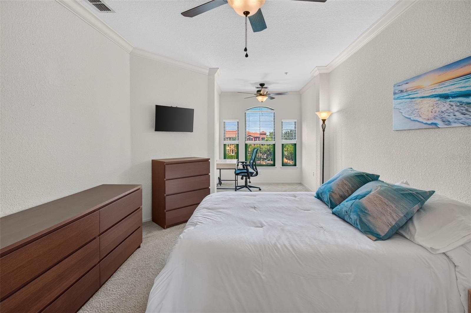 Primary bedroom with office space - 2730 VIA TIVOLI #335A, CLEARWATER