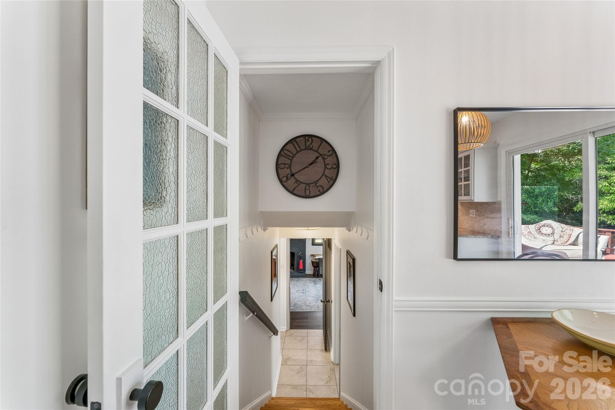 Stairs from kitchen to basement - 2815 Burnt Mill Road, Charlotte