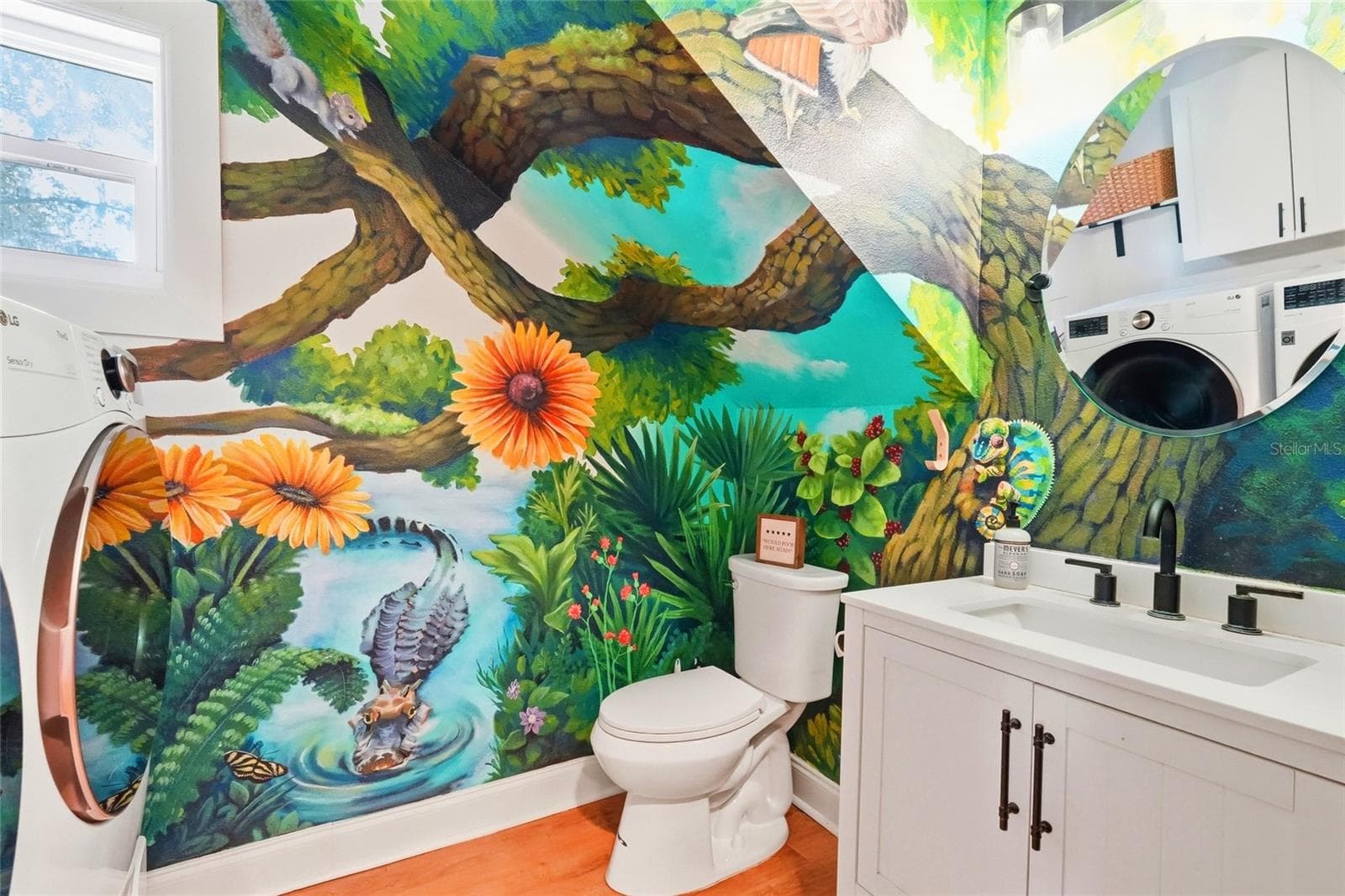 Half Bath with Laundry - 1132 LENA LN, SARASOTA