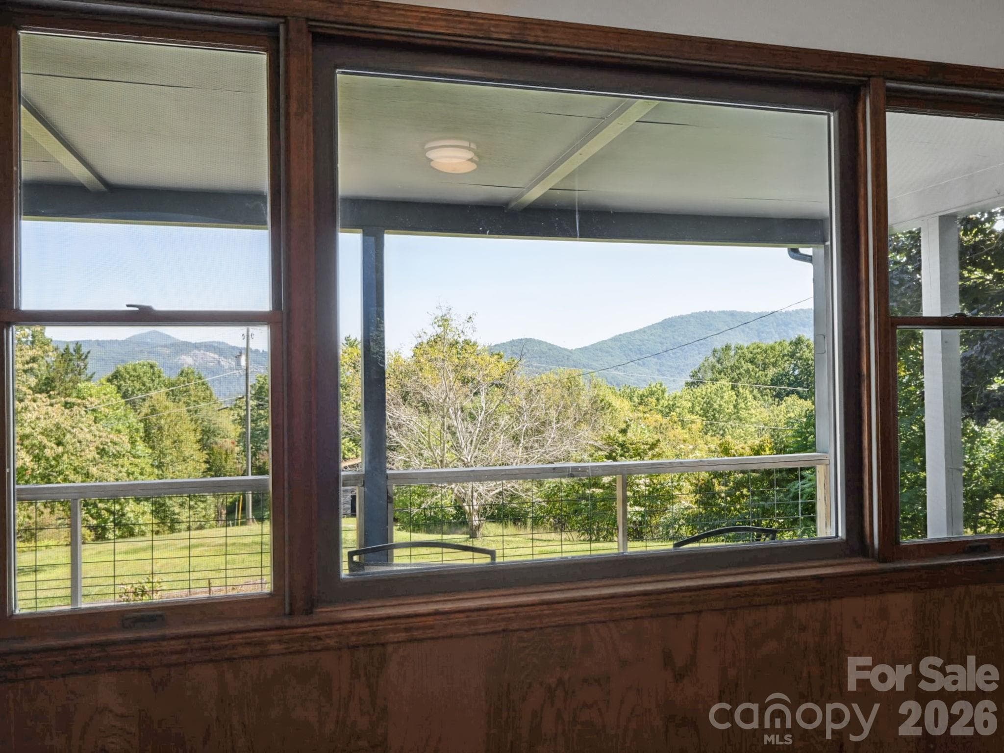 Great views from living room. - 727 E Lyda Road, Hendersonville