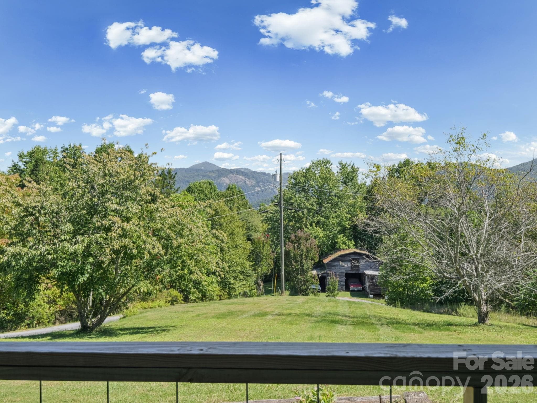 Front porch view - 727 E Lyda Road, Hendersonville