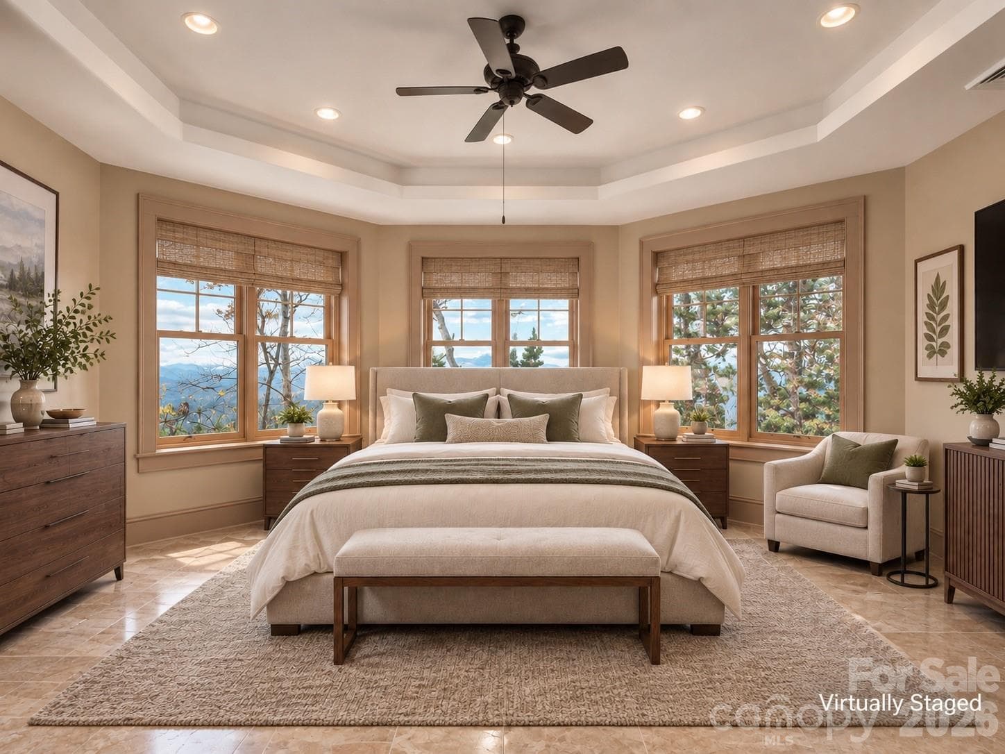 Gym virtually staged as a BR - 633 Altamont View, Asheville