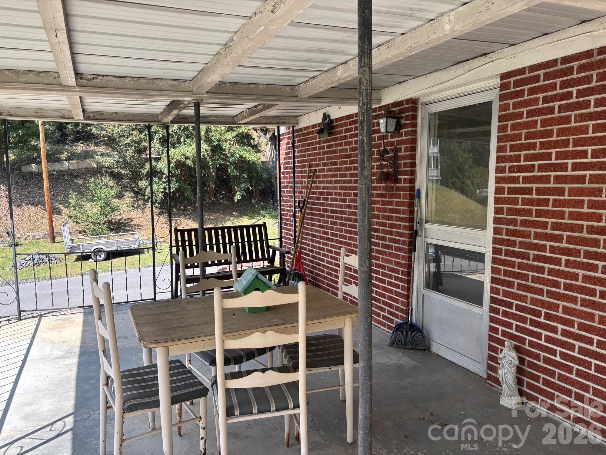 side porch - 637 Toe Cane Road, Bakersville