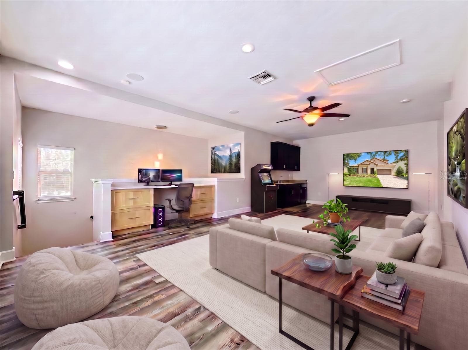 Virtually staged Loft - 1107 ISOBEL RESERVE LN, TAMPA