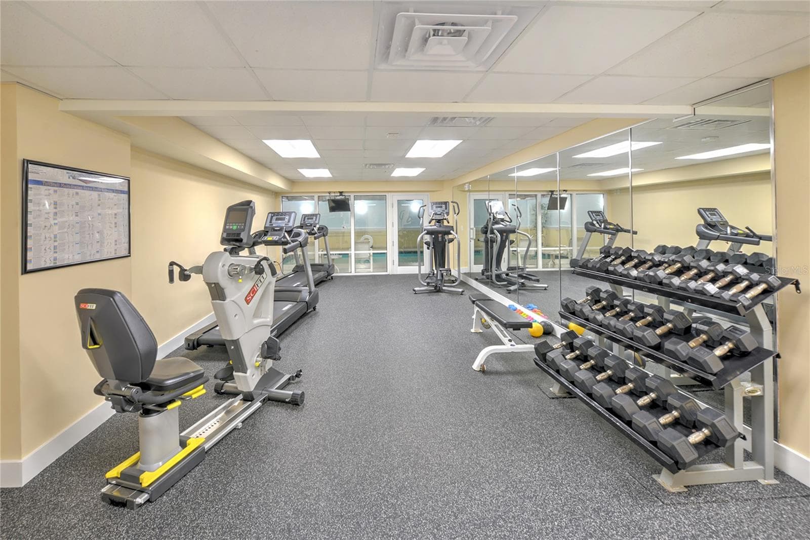 Fitness Room. - 1900 N ATLANTIC AVE #1603, DAYTONA BEACH