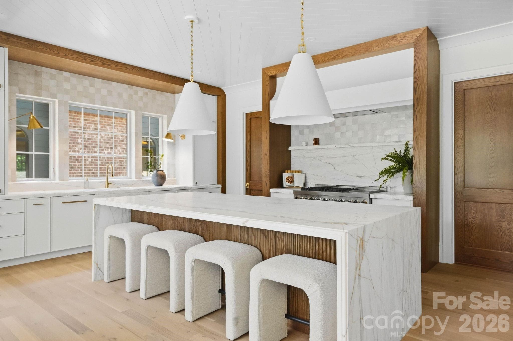 Hand crafted kitchen, marble counter tops - 110 Hunter Lane, Charlotte