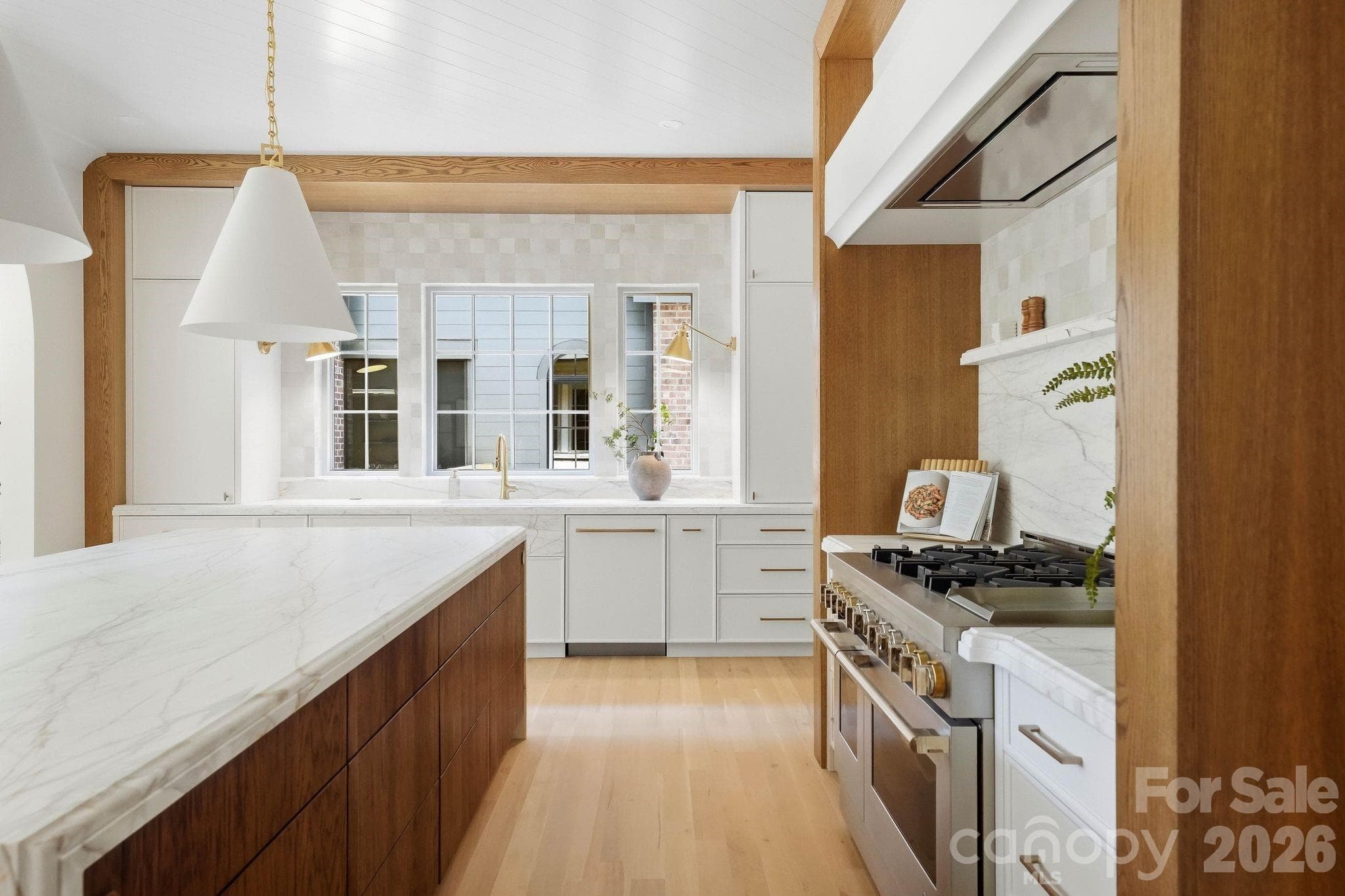 Hand crafted kitchen, marble counter tops - 110 Hunter Lane, Charlotte