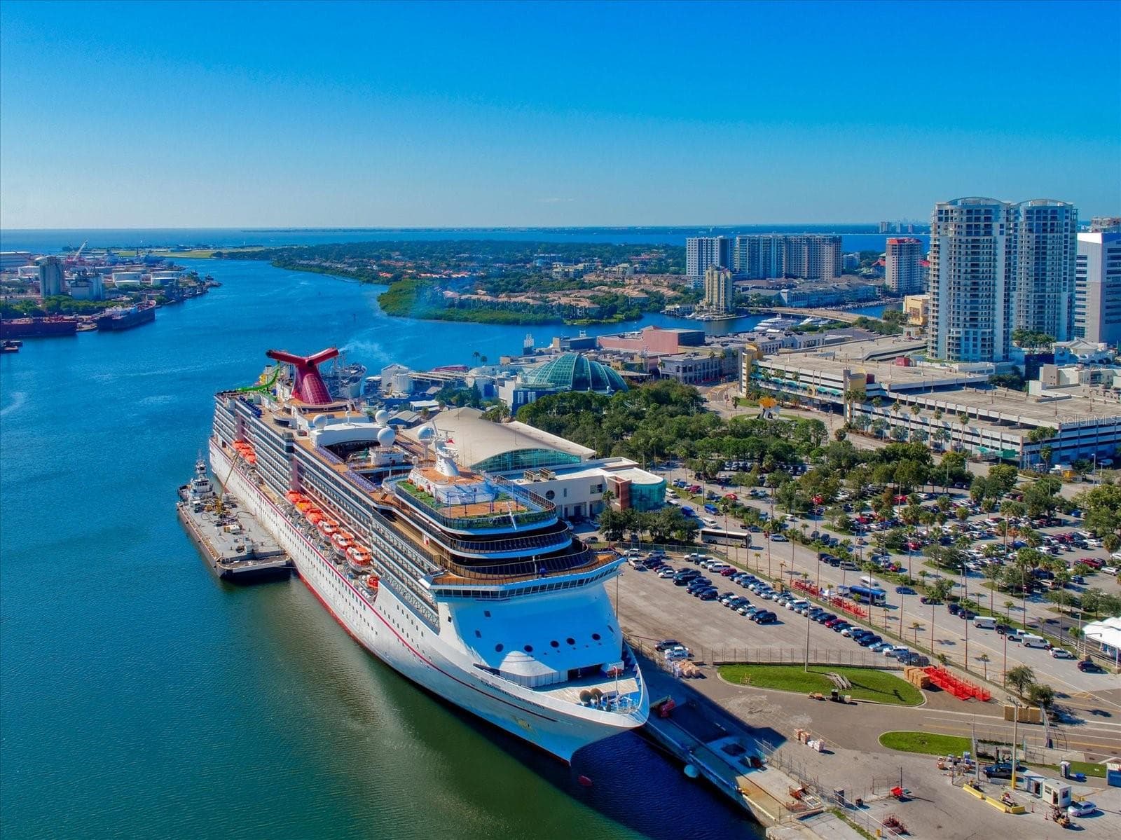 Cruise ship docked at the Port of Tampa - 947 SEDDON COVE WAY #947, TAMPA