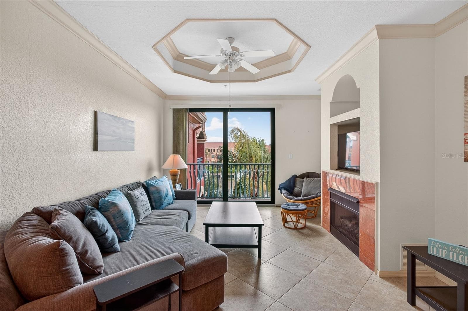 Living room - 2730 VIA TIVOLI #335A, CLEARWATER