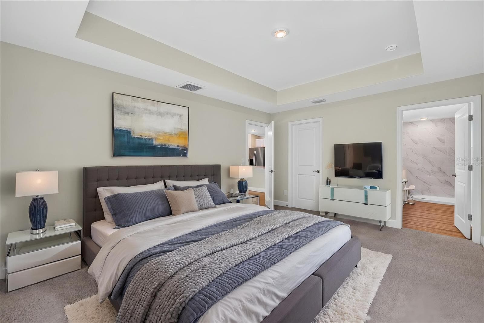 Virtually Staged Primary Suite - 434 AVELLA ST, PORT CHARLOTTE