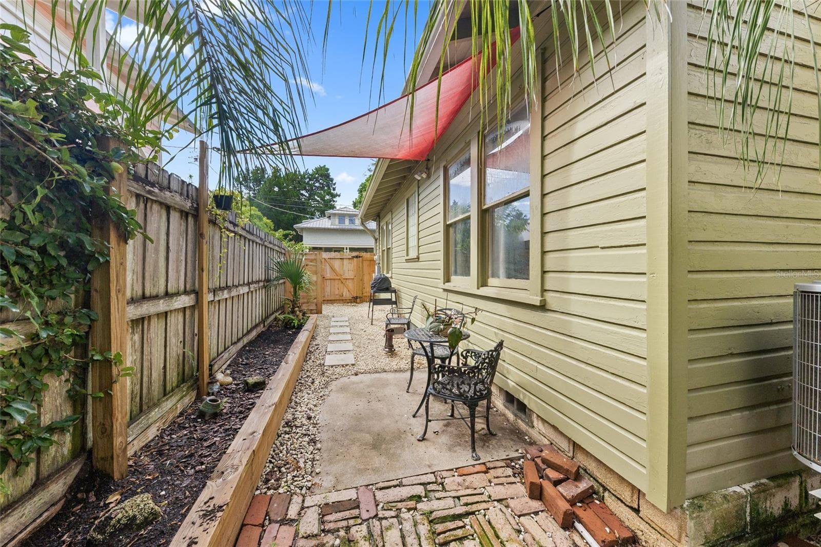 Private Back Courtyard Digitally Enhanced - 61 ABBOTT ST, ST AUGUSTINE