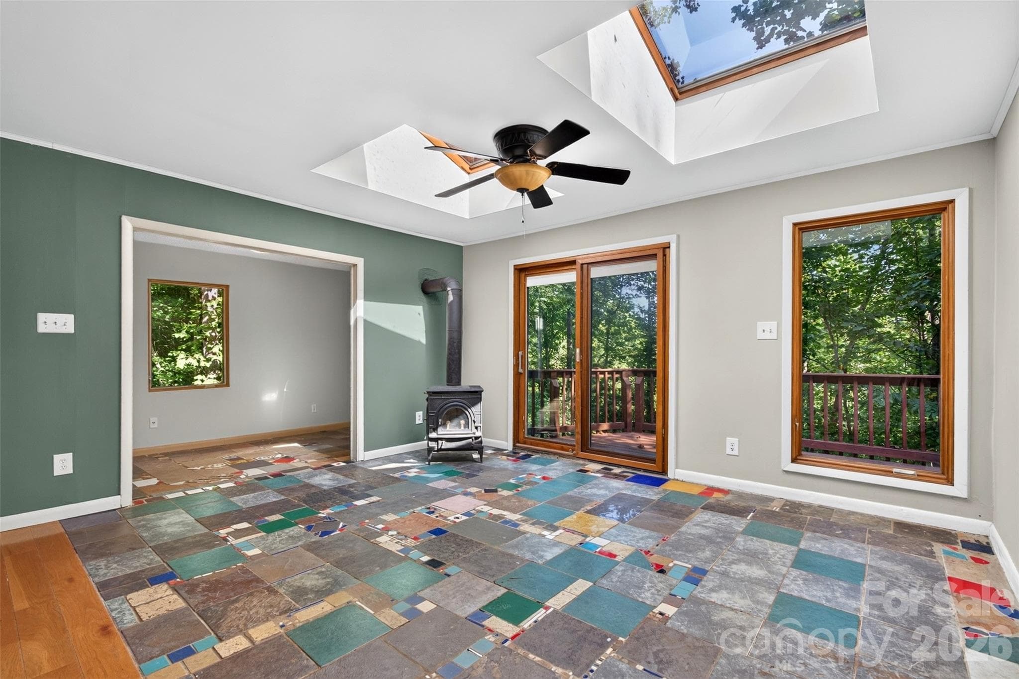 Study space or more living room space to the left of view - 9 Good Neighbor Ridge, Weaverville