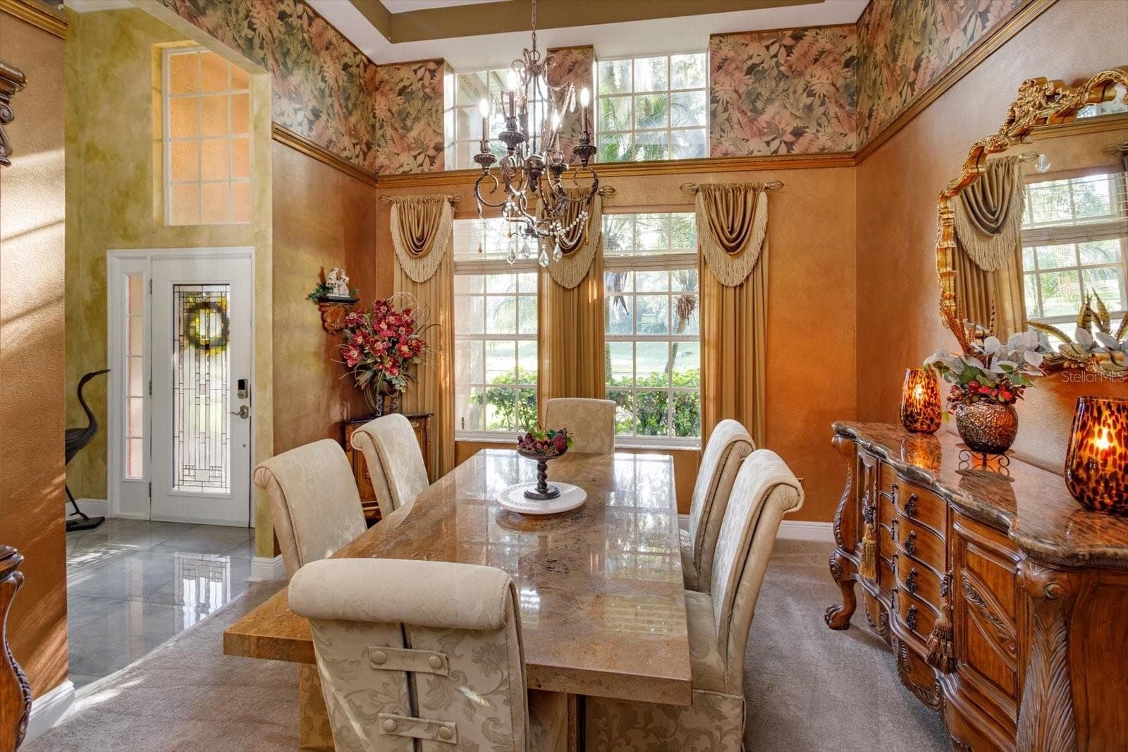 Elegant formal dining room - 536 AVON GLADE PL, SANFORD