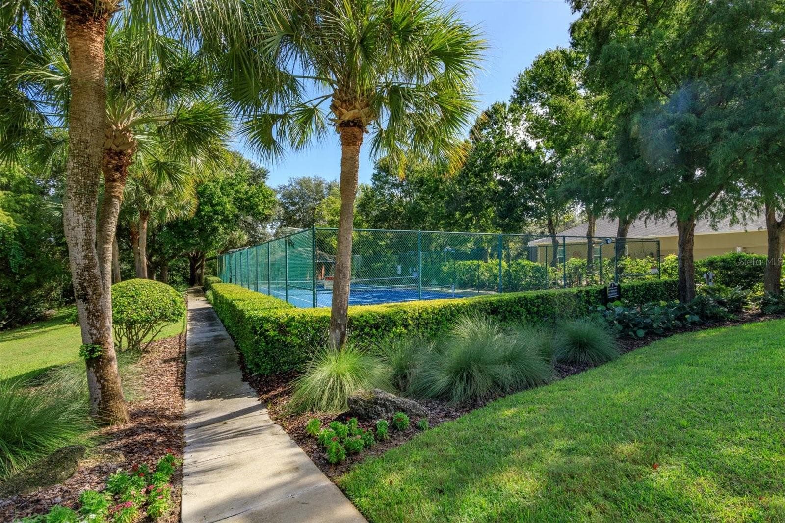 Sylvan Lake Reserve community tennis/pickleball court - 536 AVON GLADE PL, SANFORD
