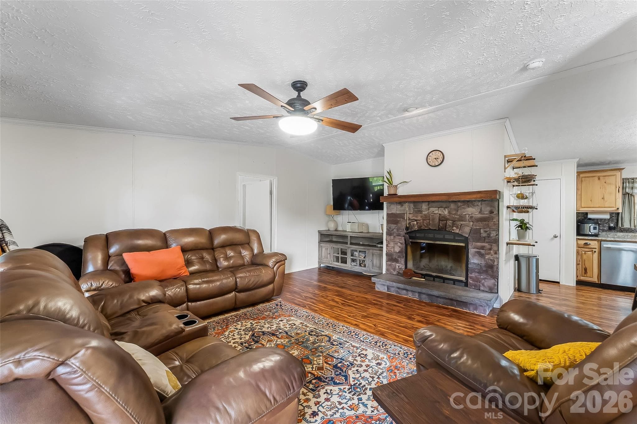 Open layout throughout main living spaces - 245 Merry Way, Clyde