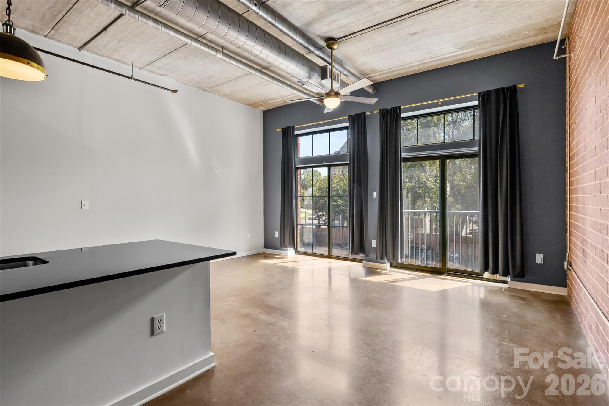 Living & Dining Area - 626 N Graham Street, Charlotte