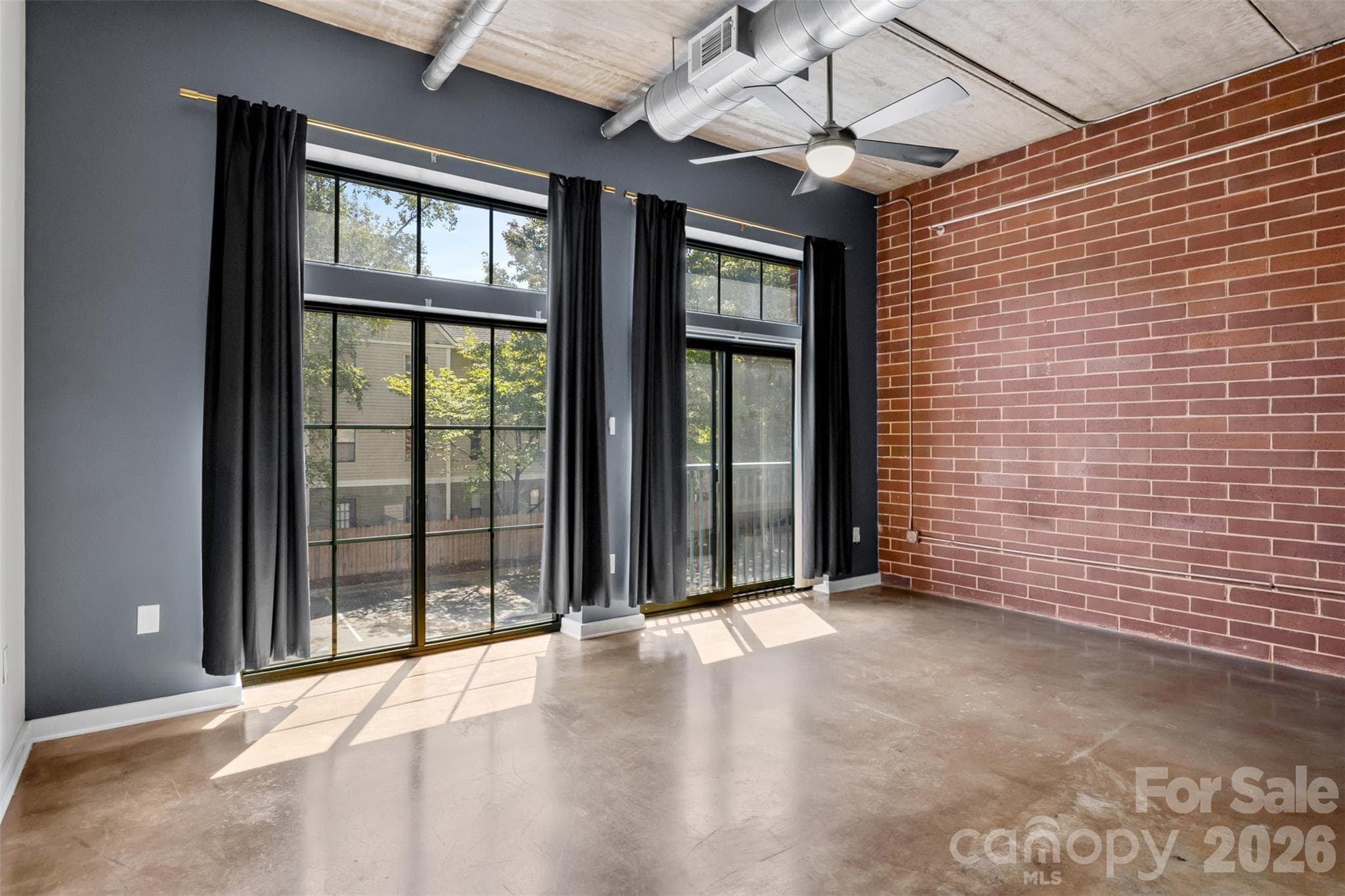 Living & Dining Area - 626 N Graham Street, Charlotte