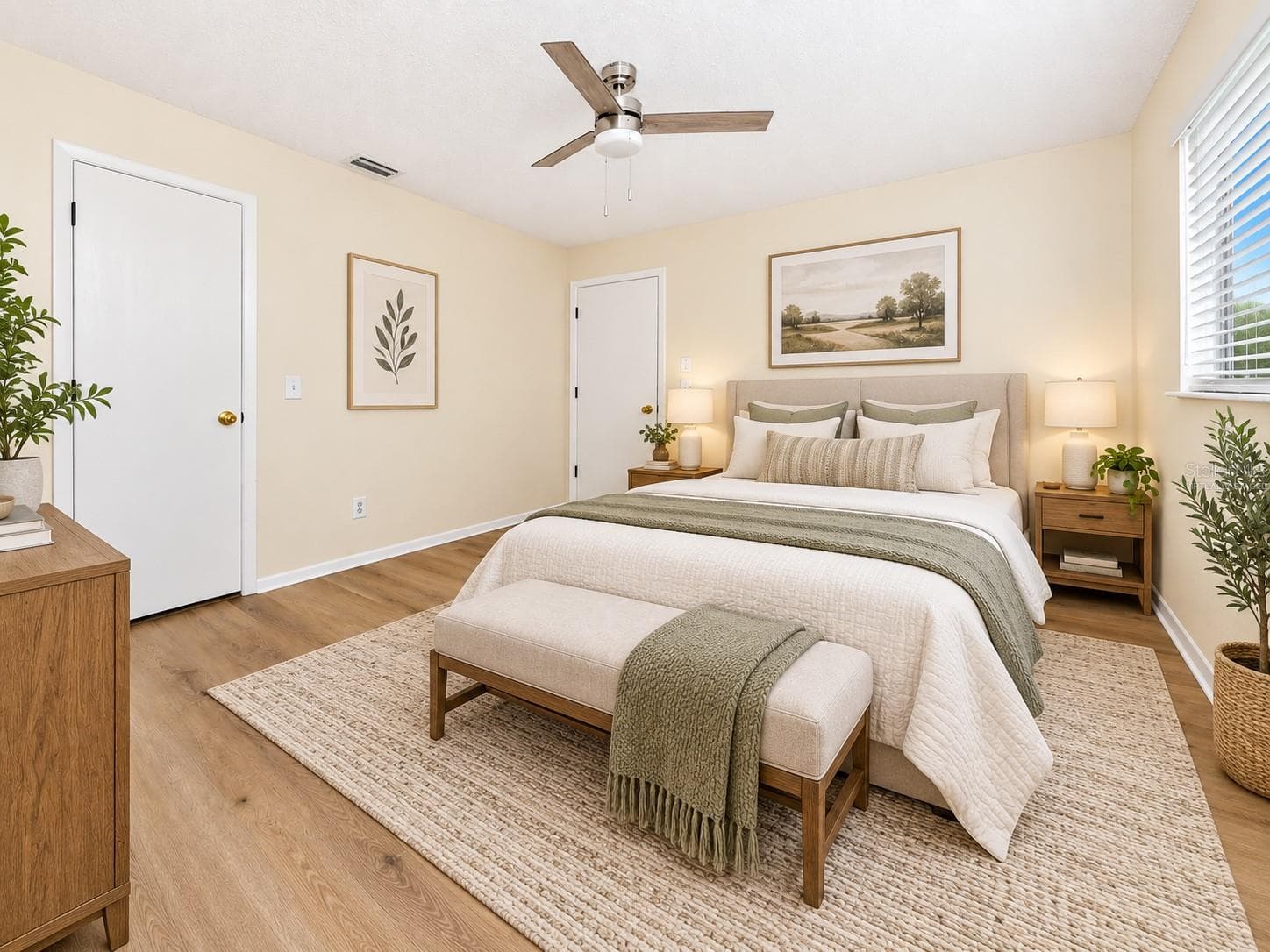 Master bedroom, VIRTUALLY STAGED. - 21293 PEMBERTON AVENUE, PORT CHARLOTTE