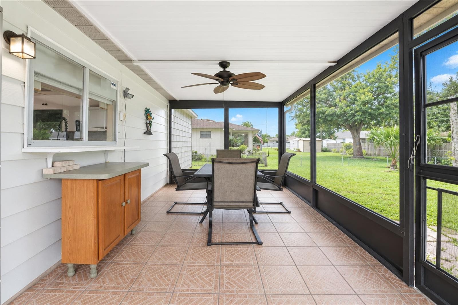 Screened porch.  Tiled floor. - 21293 PEMBERTON AVENUE, PORT CHARLOTTE
