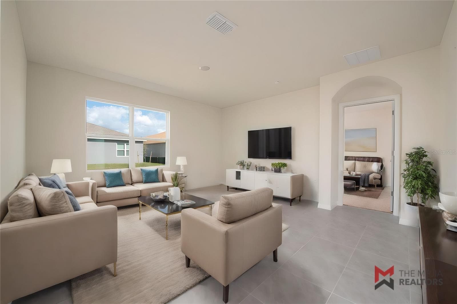 Staged Family Room - 2723 SUNKISSED DR, ST CLOUD