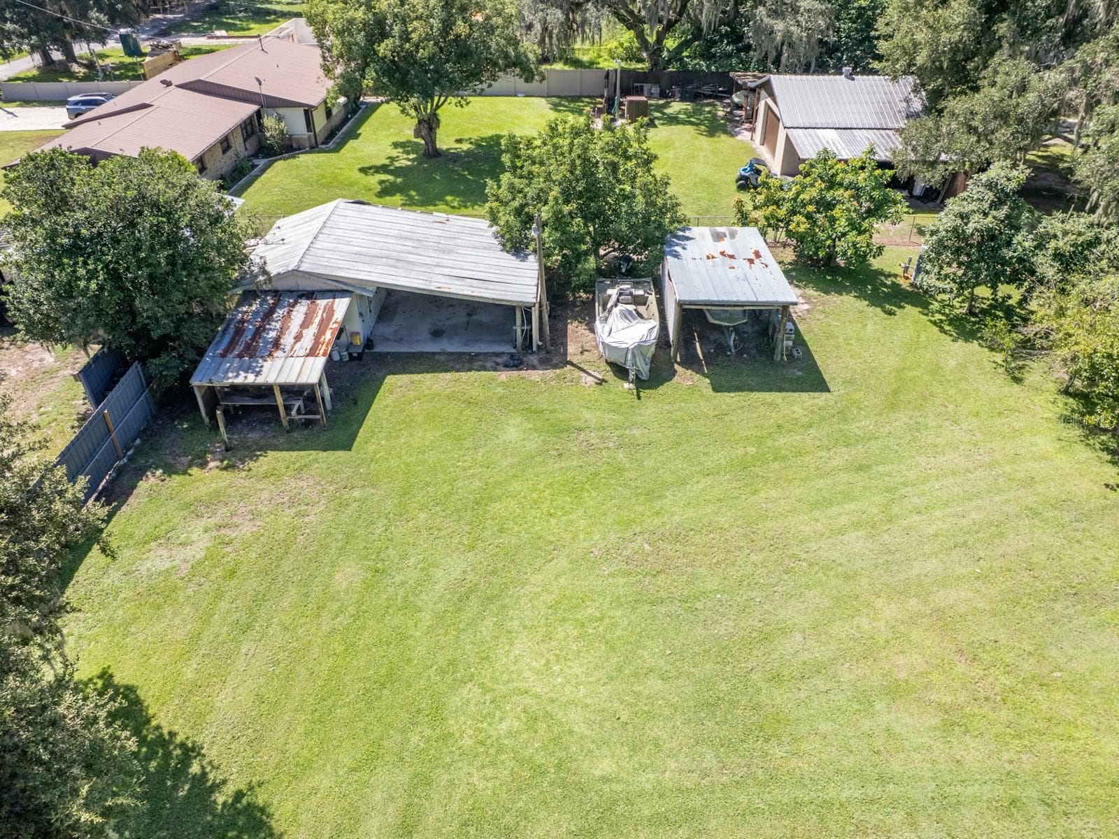 Aerial view. - 3625 E GANDY RD, BARTOW