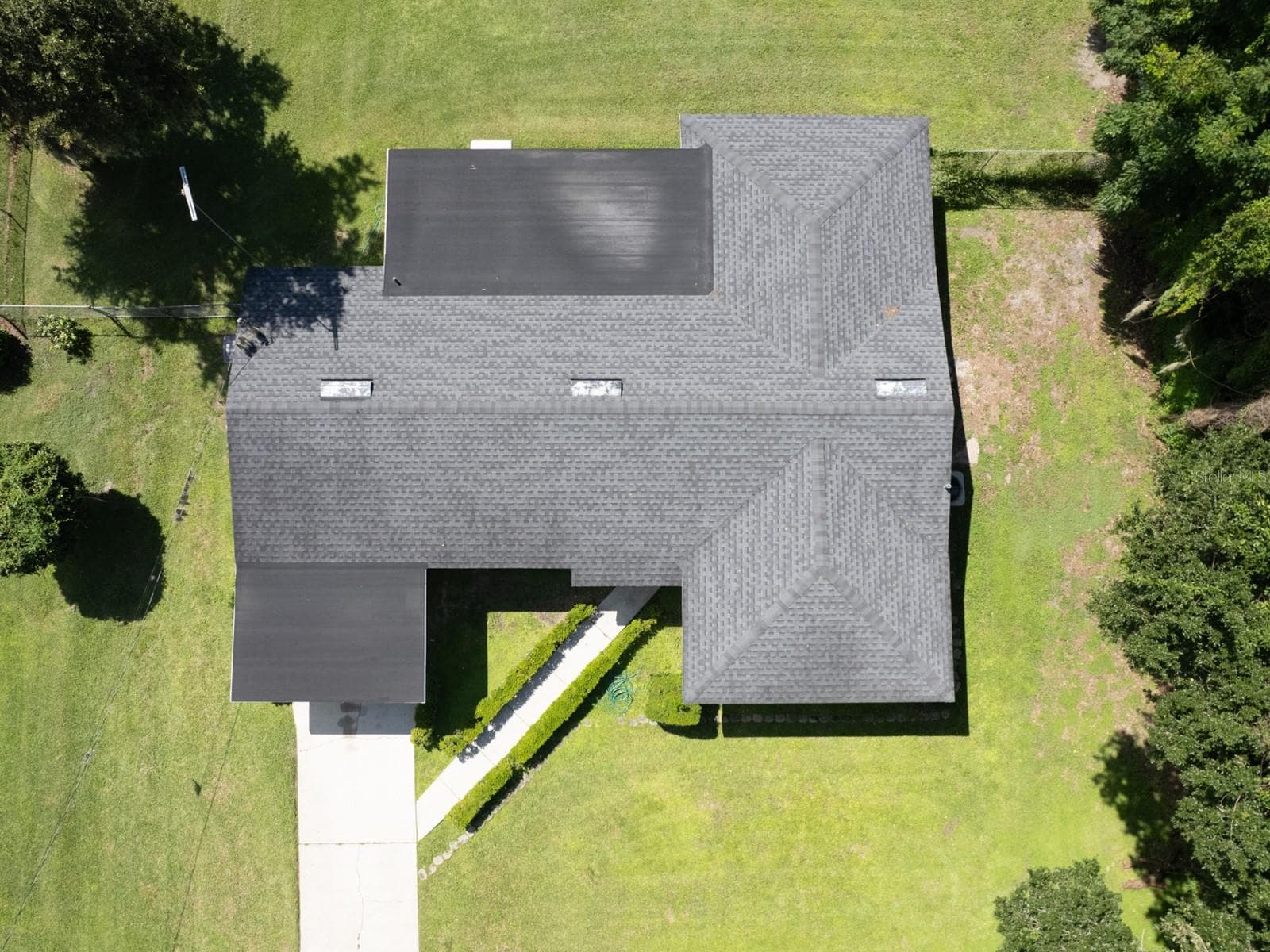 Aerial view. - 3625 E GANDY RD, BARTOW