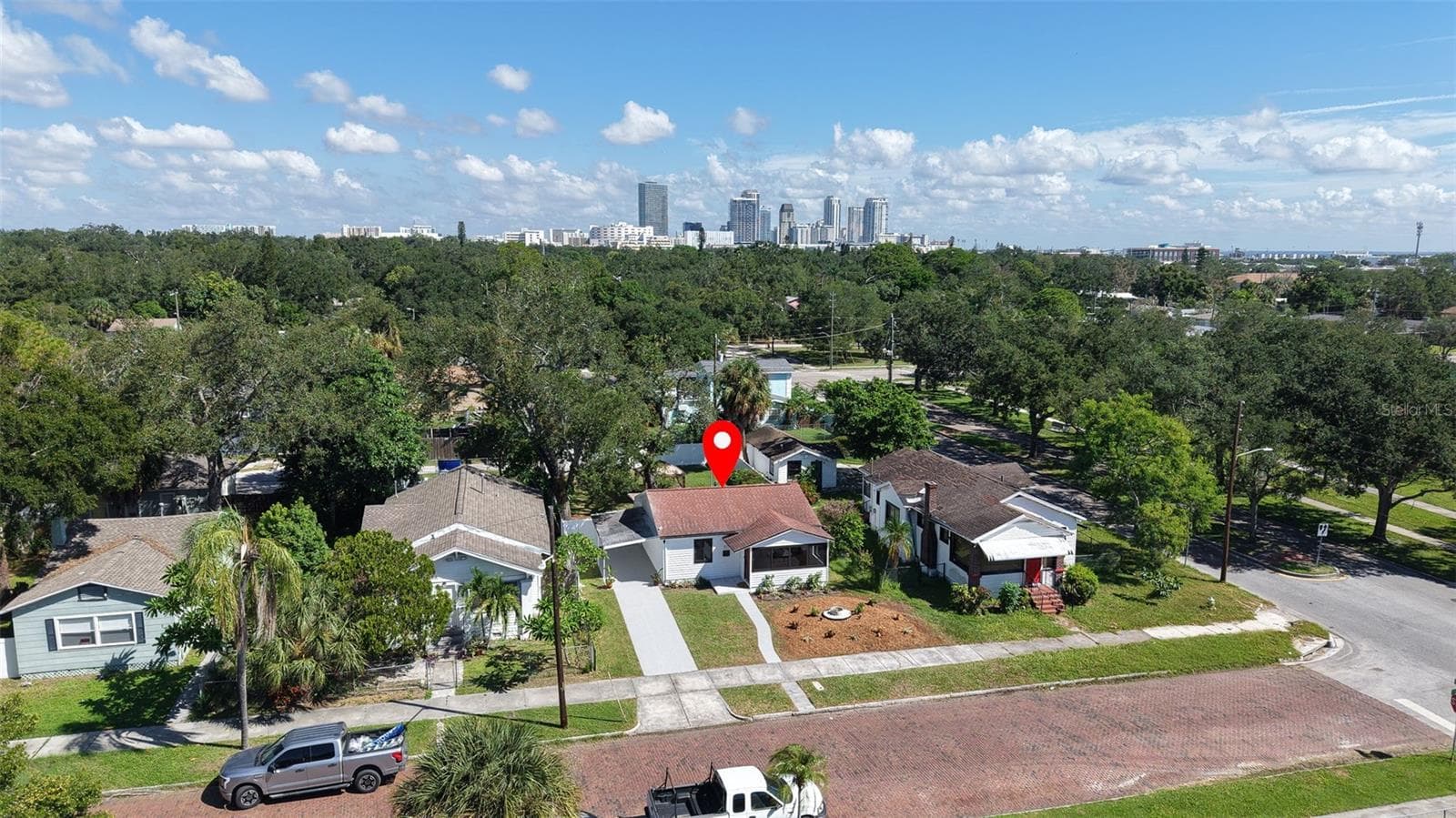 Areial view - 711 19TH AVE S, ST PETERSBURG
