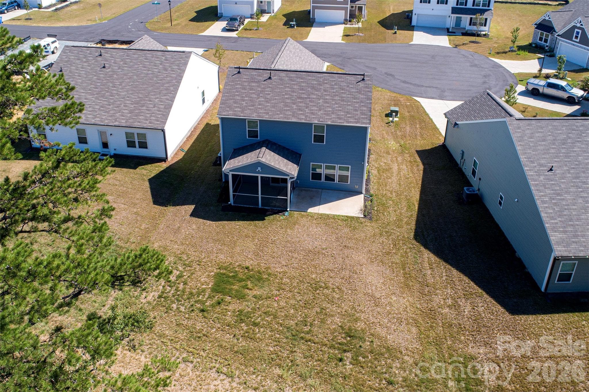 Arial View of BAck YArd - 105 Charleston Gray Way, Pageland