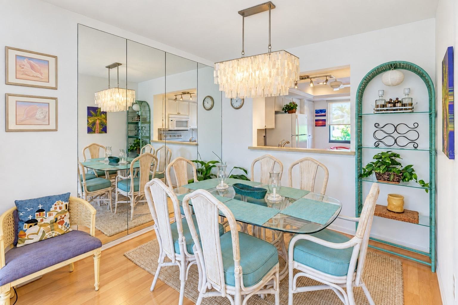 dining room - 6840 MIDNIGHT PASS RD, SARASOTA