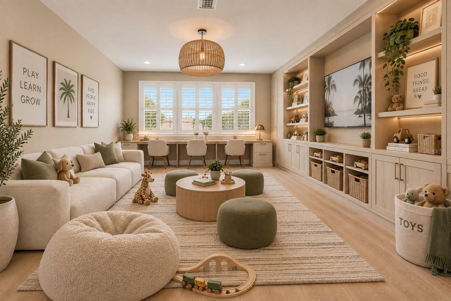 Virtually Enhanced Bonus Room - Playroom - 14231 AVON FARMS DR, TAMPA
