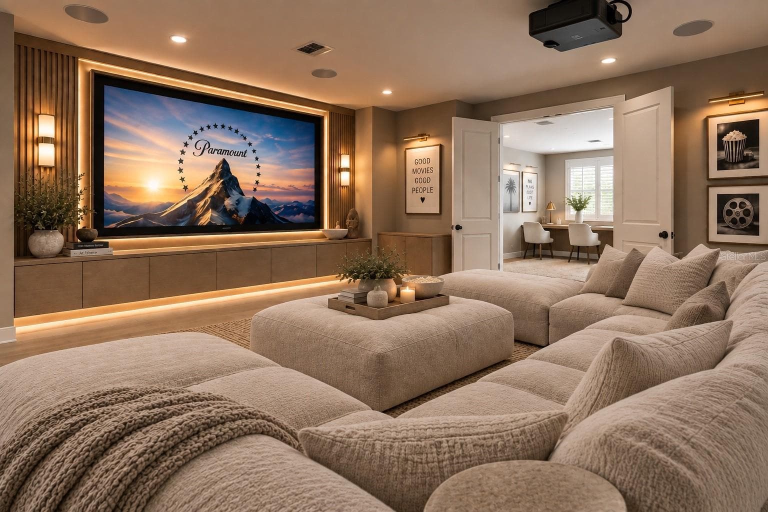 Virtually Enhanced Movie Theater - 14231 AVON FARMS DR, TAMPA