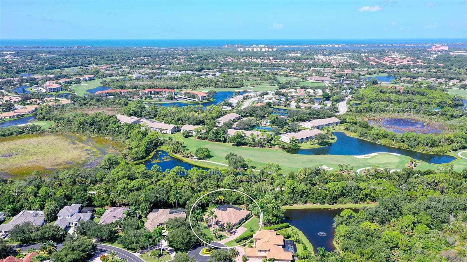 On the Nature Preserve and the Lake. - 8866 BLOOMFIELD BLVD, SARASOTA