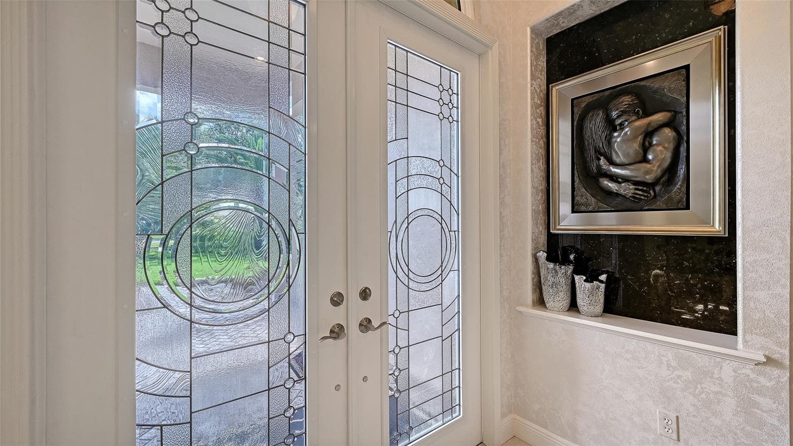 Double paned glass entry door. - 8866 BLOOMFIELD BLVD, SARASOTA