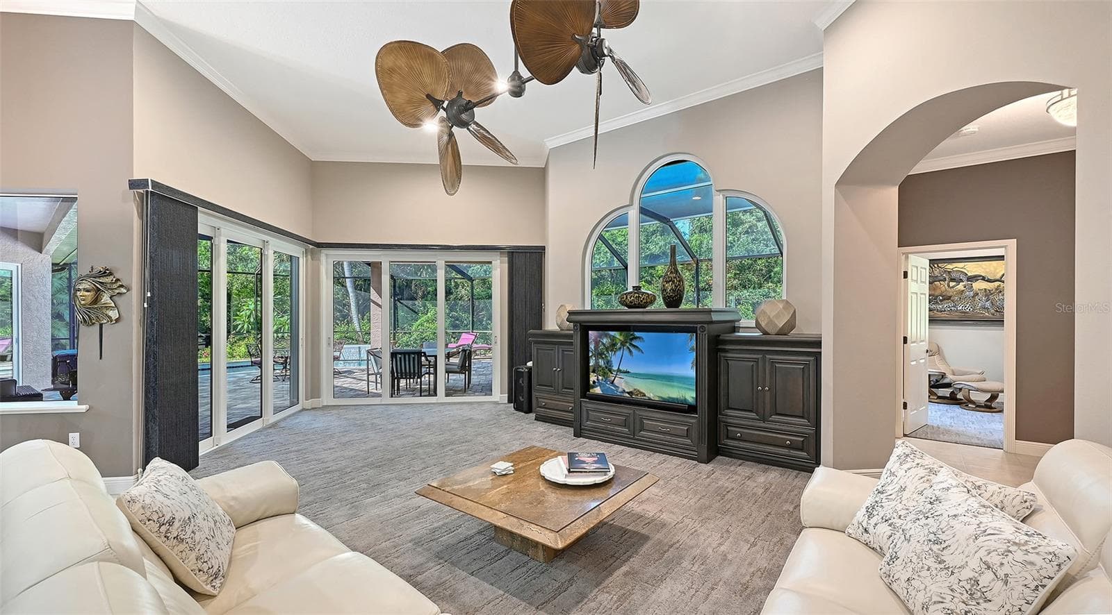 Family Room. - 8866 BLOOMFIELD BLVD, SARASOTA