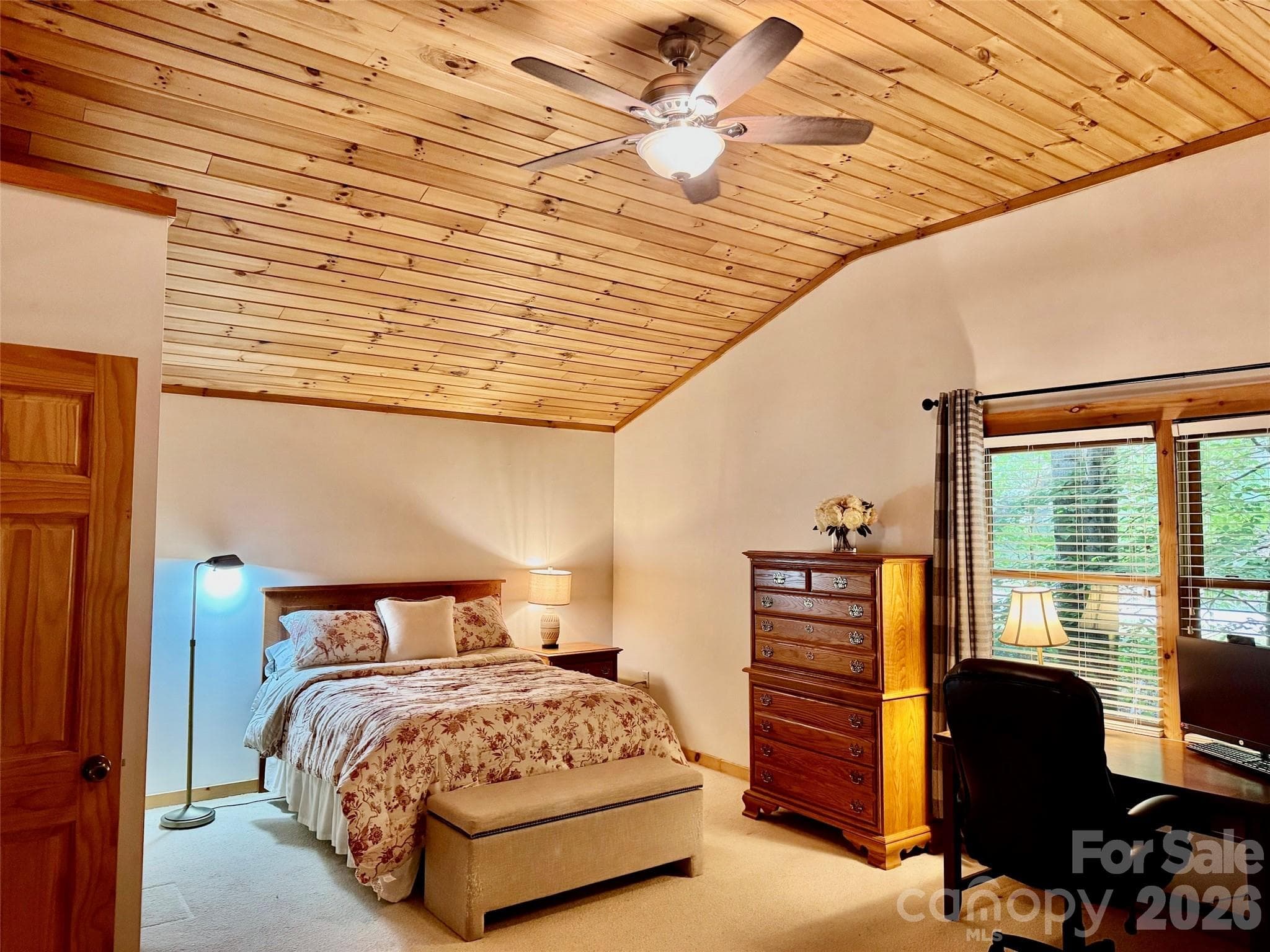 The second larger primary bedroom on the upper floor - 133 Smokemont Drive, Arden