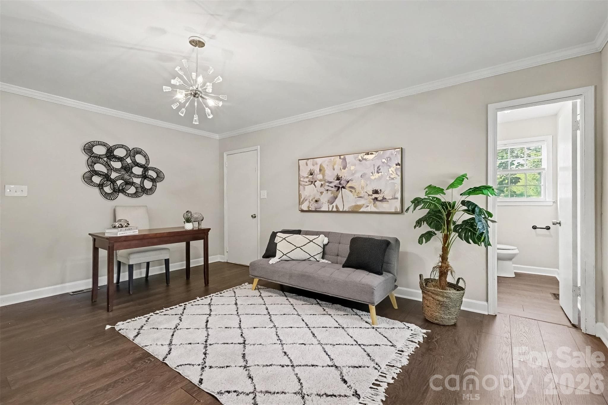 A famiily room (den) with its own half bath: guests, office, or movie nights - 502 Plantation Road, Lancaster