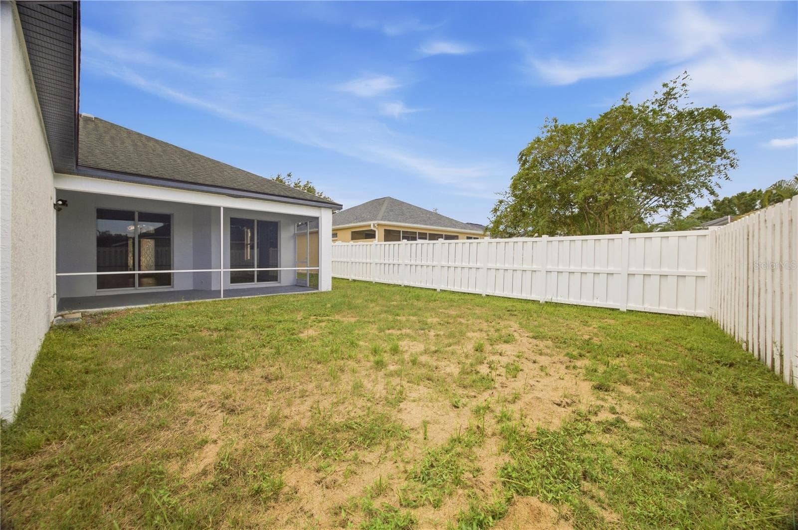 FENCED IN BACKYARD - 518 HUNTER LN, BRADENTON
