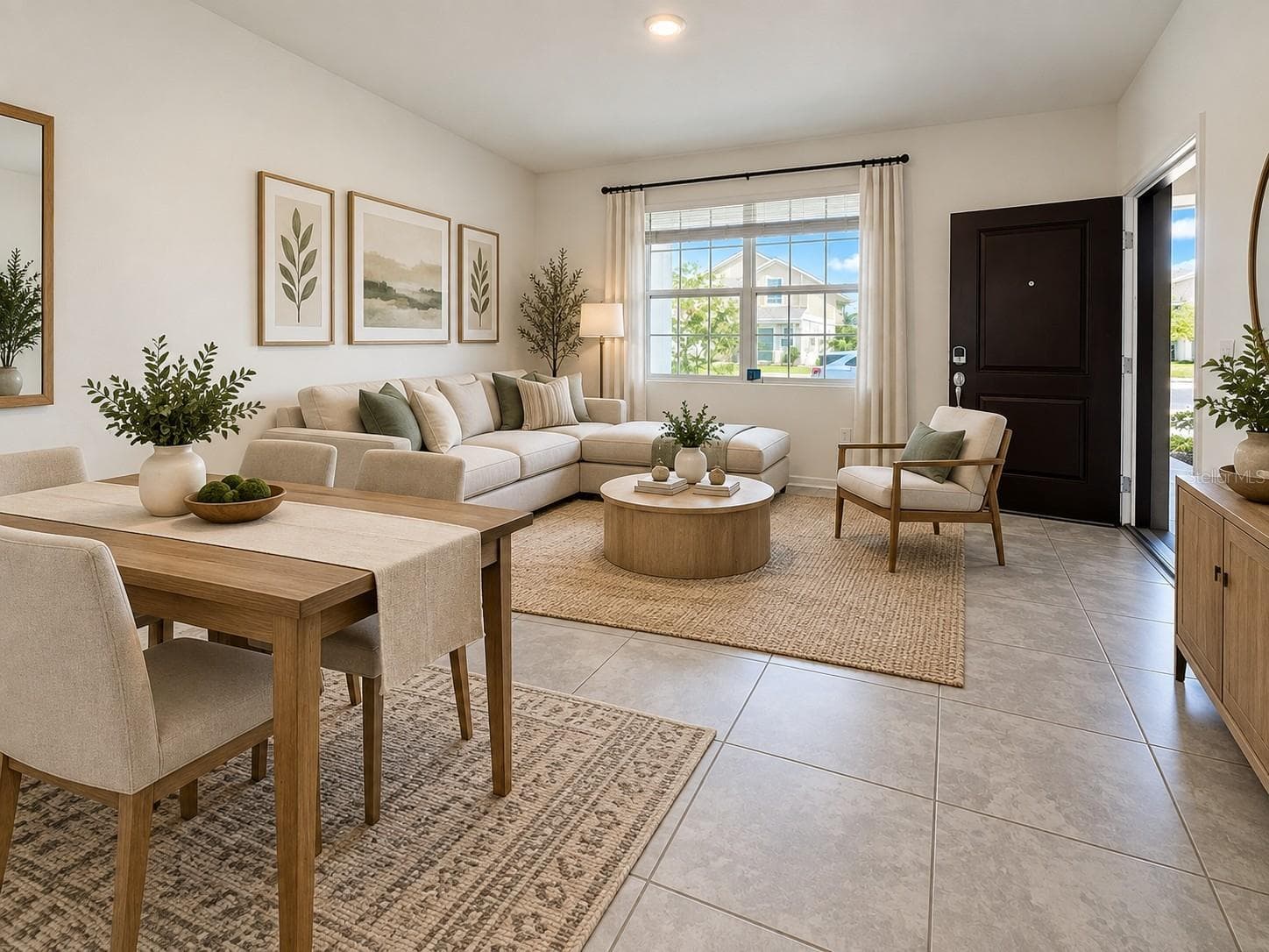 Studio living/dining staged - 546 HATTERAS RD, DAVENPORT