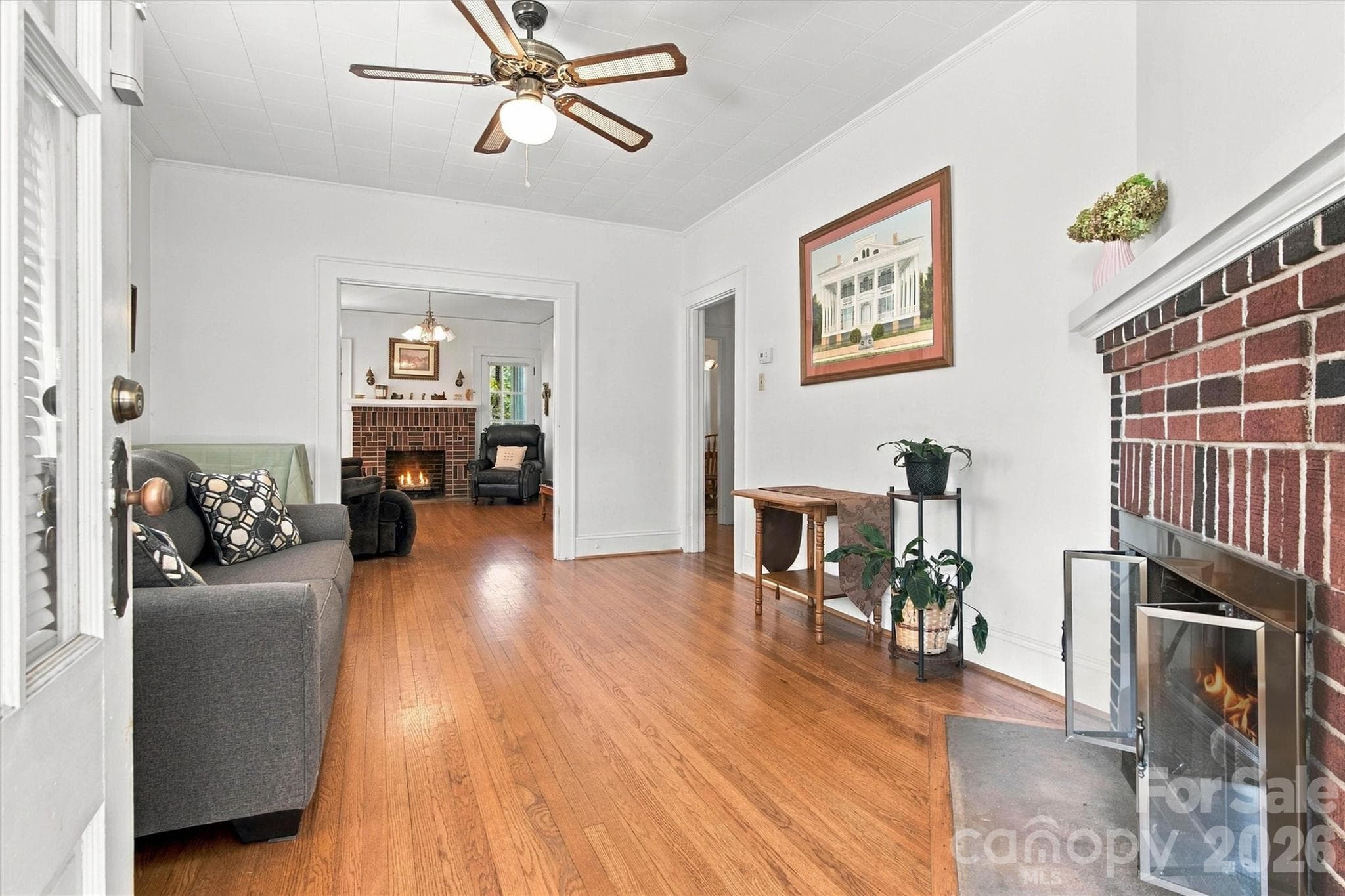 Den/Side Entry & Living Room View - 3336 Startown Road, Newton