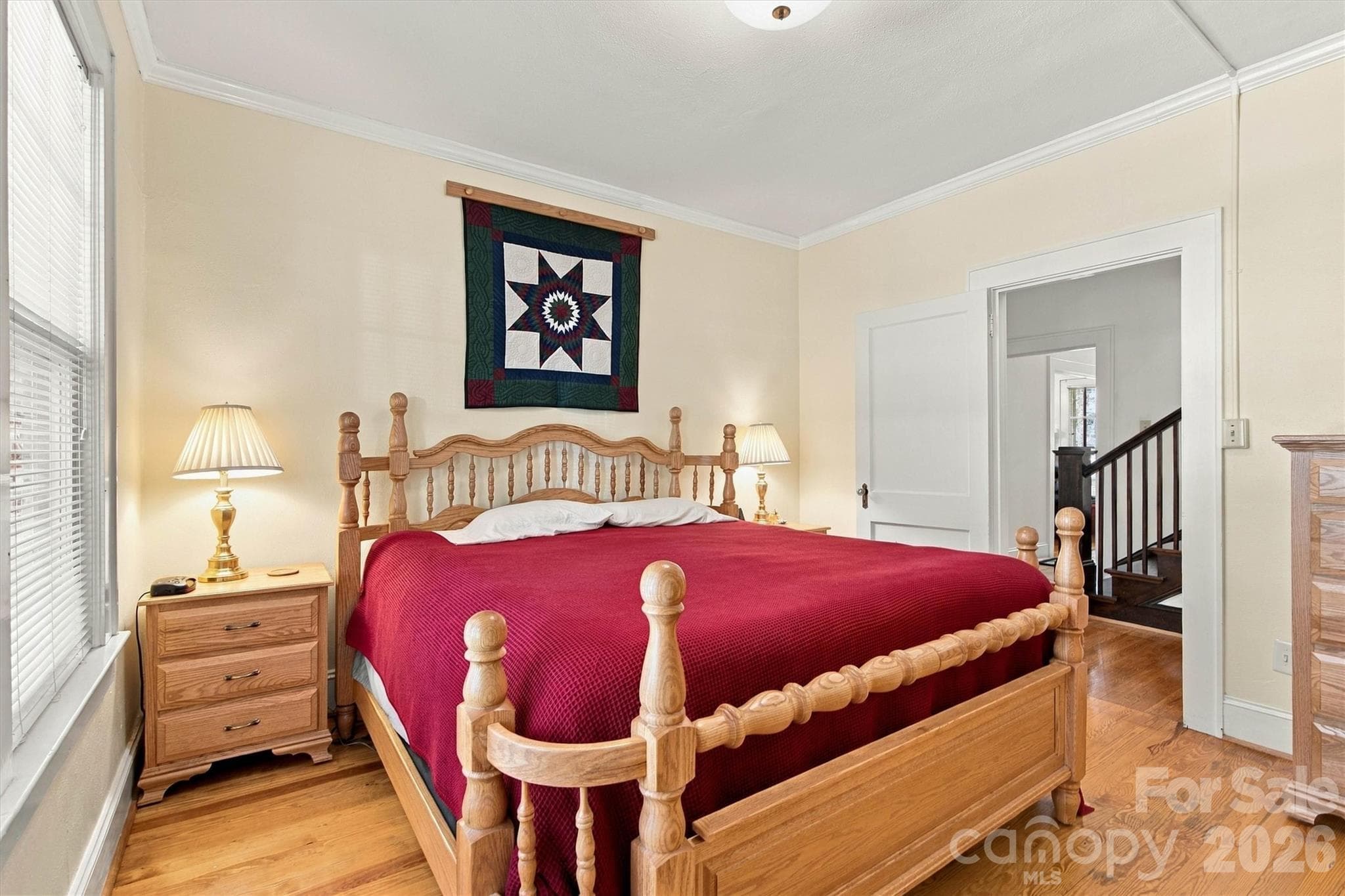 Main Level Primary Bedroom/Entry View - 3336 Startown Road, Newton