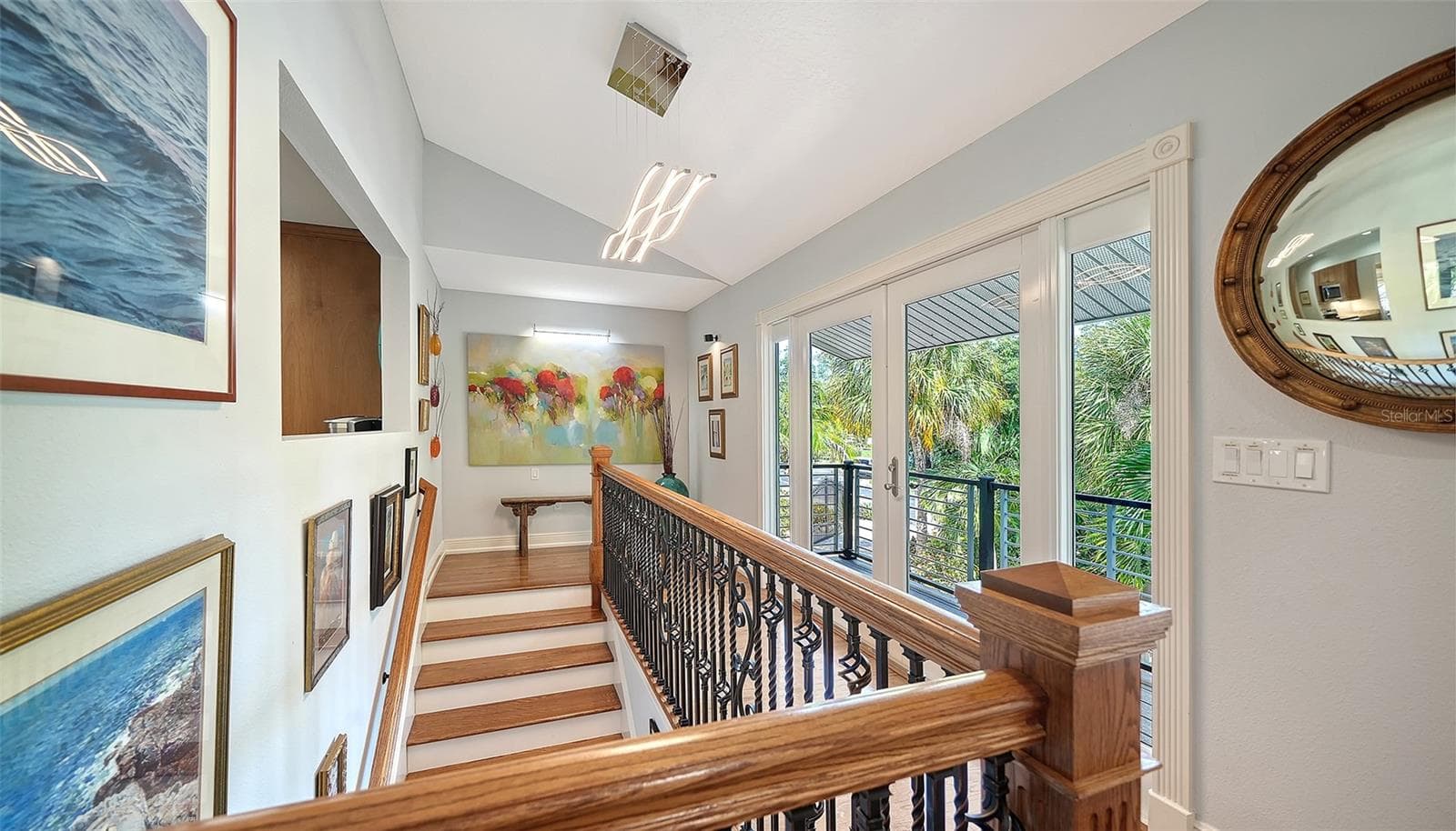 Bright entry foyer leading to the main living level. - 5188 SIESTA WOODS DR, SARASOTA